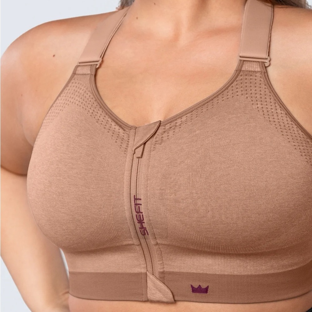 SHEFIT Women's Low Impact Tan Sports Bra